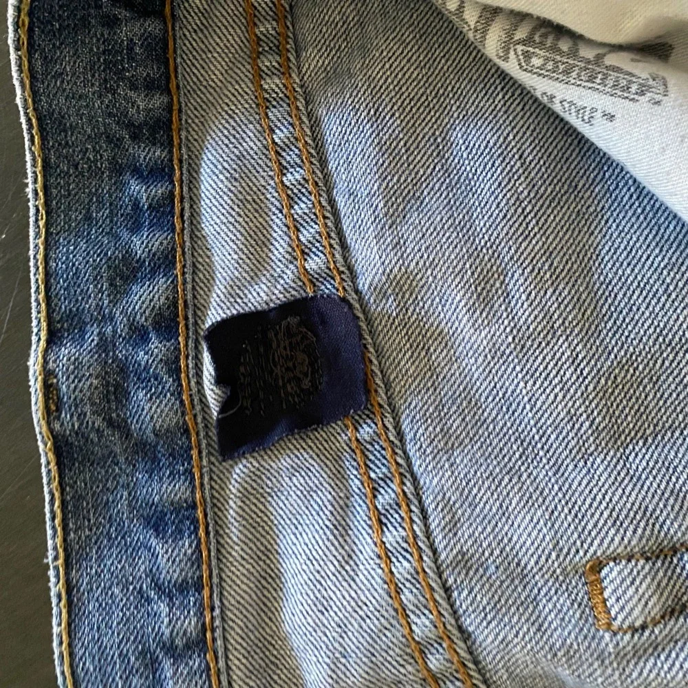 Levis 505 Regular Fit Denim Shorts Mens 38 Blue Medium Wash Cotton Jean Shorts